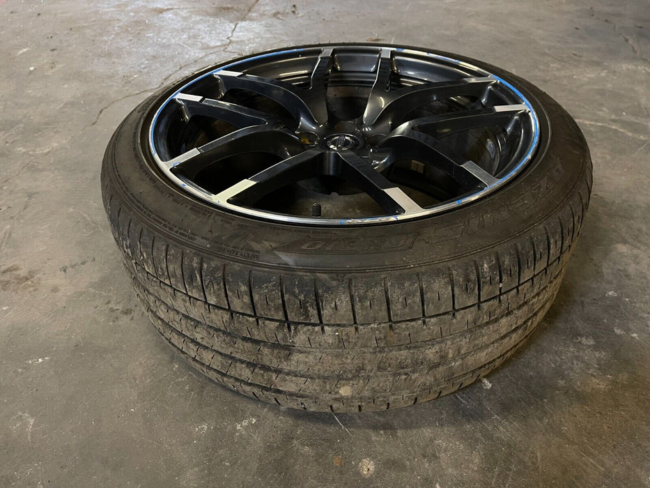 2015 NISSAN 370Z NISMO FRONT WHEEL OEM 19X9.5+40 P285/35ZR15  *CURB RASH*