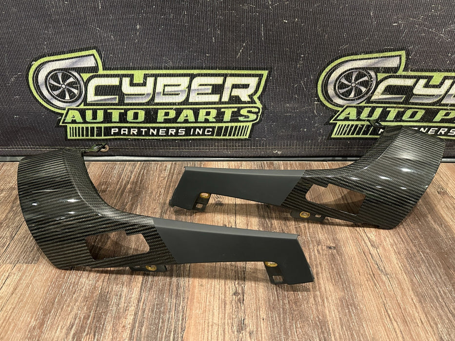 2017-18 AUDI R8 INTERIOR CARBON FIBER TRIM SET PANELS OEM *READ DESCRIPTION*