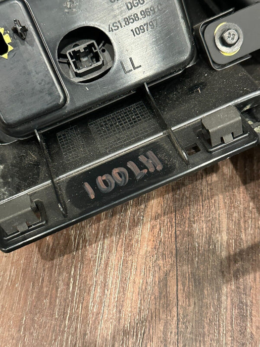 2017-18 AUDI R8 SPYDER DASHBOARD DASH END CAP TRIM LEFT LH OEM 4S1858969 C