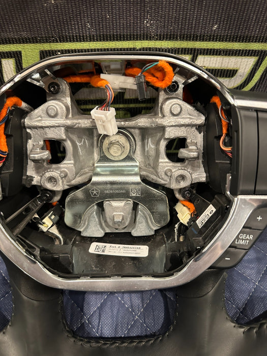 2024 DODGE RAM 3500 LARAMIE LEATHER STEERING WHEEL HEATED OEM *MINOR SPOT #3*