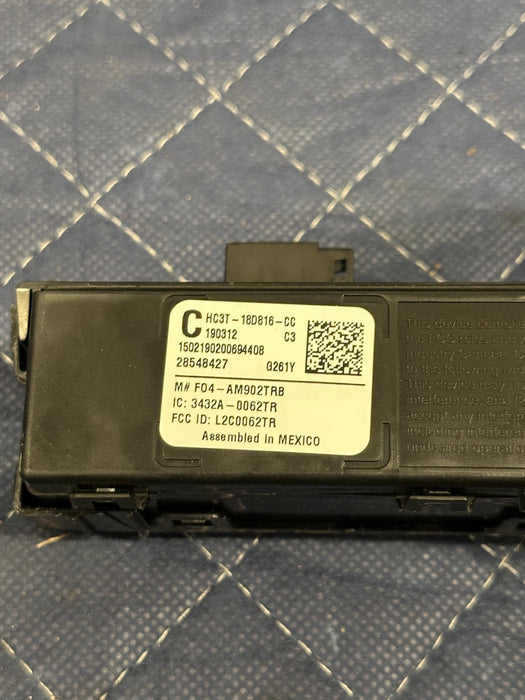 2019 FORD F150 3.5L RAPTOR COMMUNICATION SYNC CONTROL MODULE OEM HC3T-18D816-CC