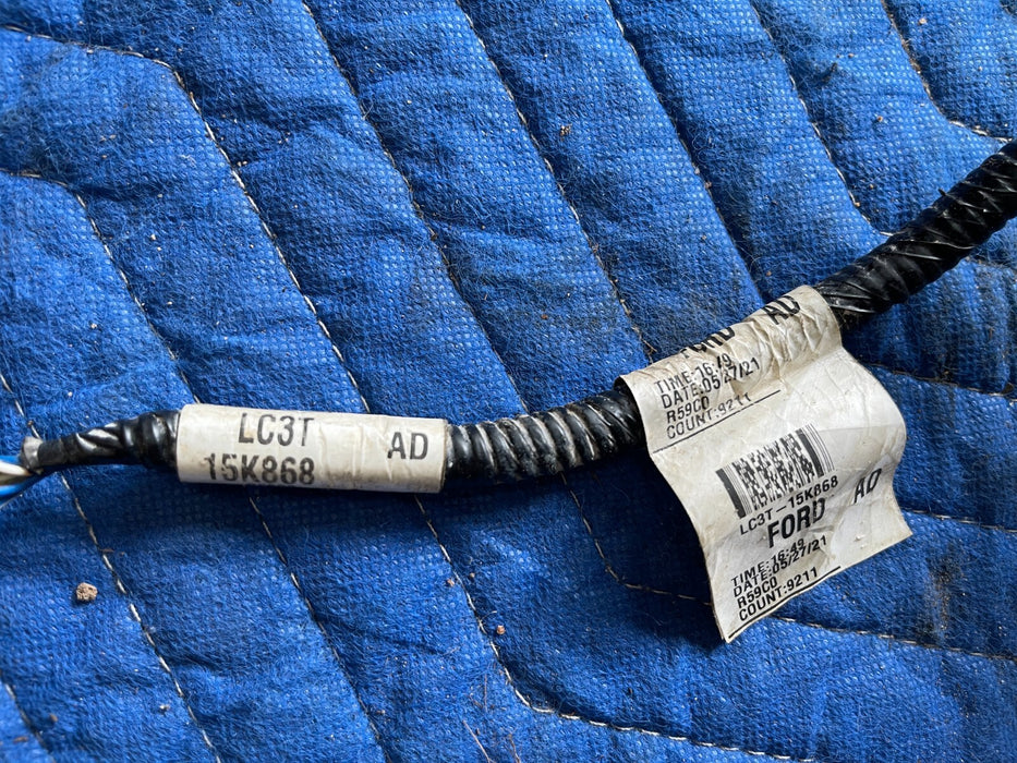 2020-2022 FORD F350 F450 REAR BUMPER PARKING SENSOR HARNESS OEM LC3T-15K868-AD