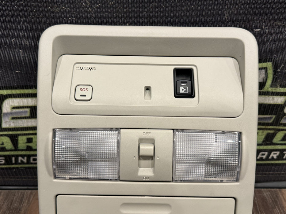 2017 NISSAN TITAN XD RESERVE OVERHEAD CONSOLE DOME LIGHT ASSEMBLY OEM