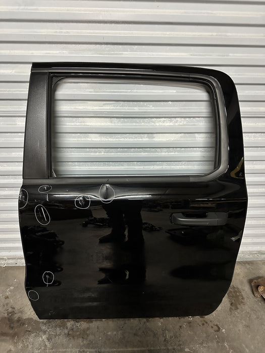 2022 RAM 1500 TRX 6.2L HELLCAT REAR DRIVER LEFT LH DOOR BLACK OEM ~DAMAGE~
