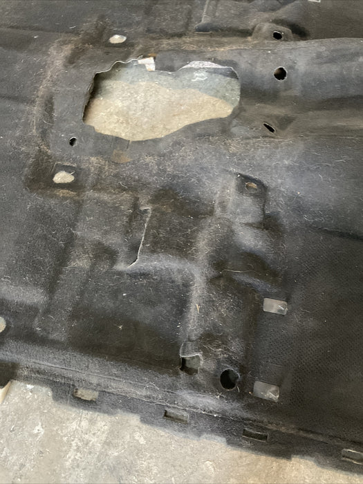2016 NISSAN TITAN XD CREW CAB FLOOR CARPET BLACK OEM