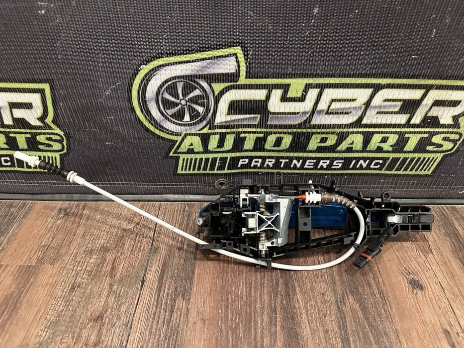 2020 BMW M4 F82 PASSENGER RIGHT DOOR HANDLE LAGUNA SECA BLUE *448* OEM *READ*