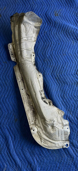 2011 BMW 550i F10 5 SERIE FRONT LEFT SIDE HEAT SHIELD INSULATION COVER OEM