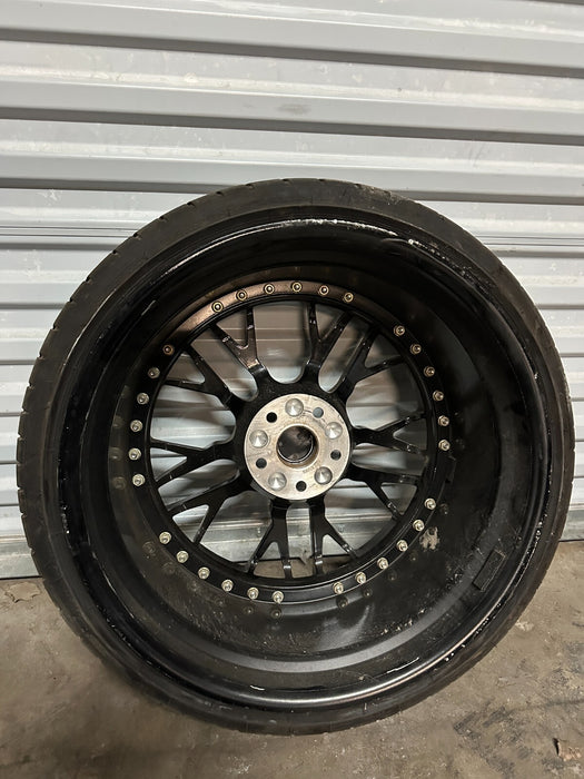 2021 AUDI R8 20X9 5X112 ANRKY FRONT WHEEL RIM TIRE GENUINE OEM ~MINOR BENT~