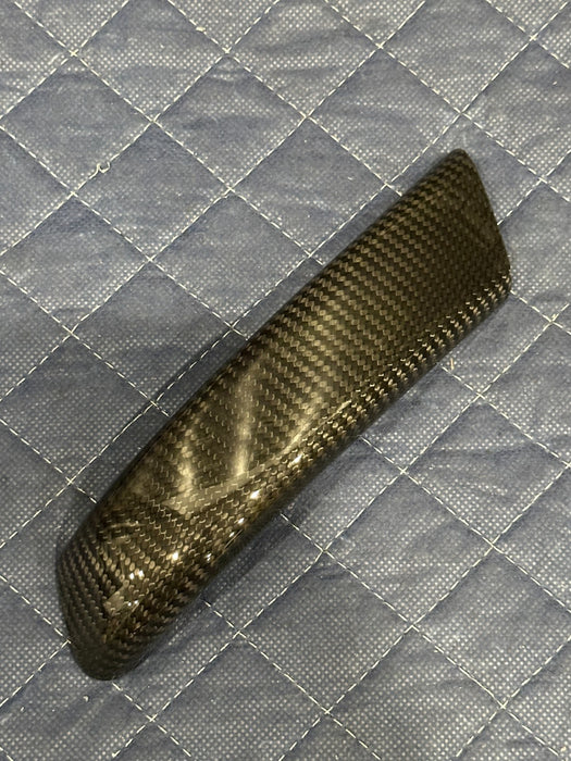 2012 AUDI R8 RIGHT DOOR HANDLE COVER CARBON FIBER TRIM PANEL OEM 423 868 824 B