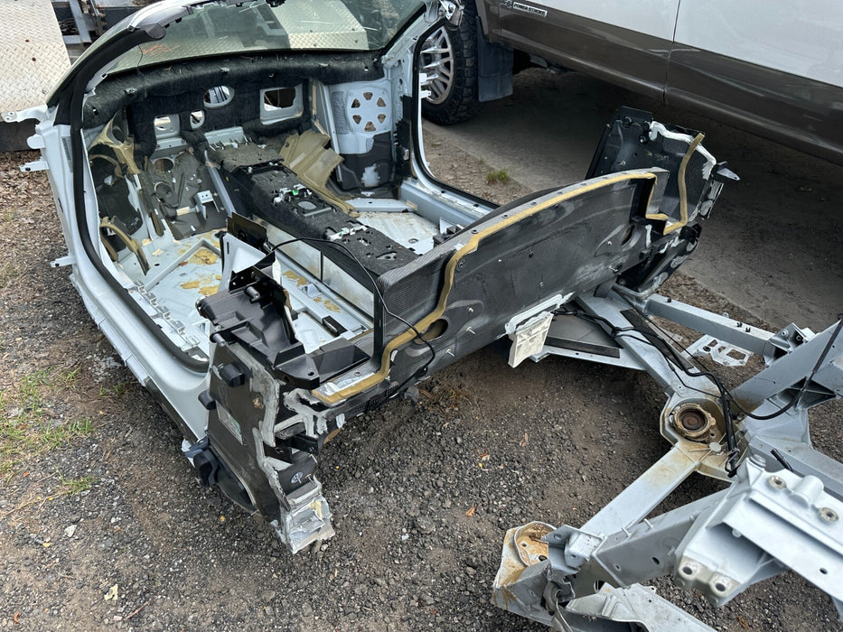 2017 2018 AUDI R8 V10 PLUS SPYDER SHELL CHASSIS TUB FRAME ASSEMBLY OEM 20K MILES