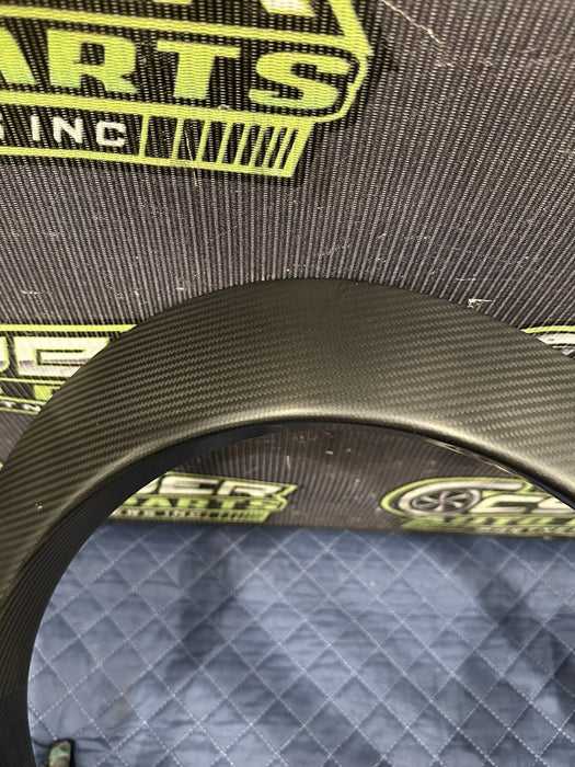 2014 AUDI R8 DASH DASHBOARD CARBON FIBER COVER FRAME 423 857 171 A OEM ~SCUFFS~