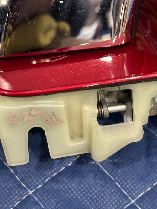 2017-2019 FORD F250 F350 F450 FRONT LEFT RUBY RED W/ CHROME HANDLE DOOR HANDLE