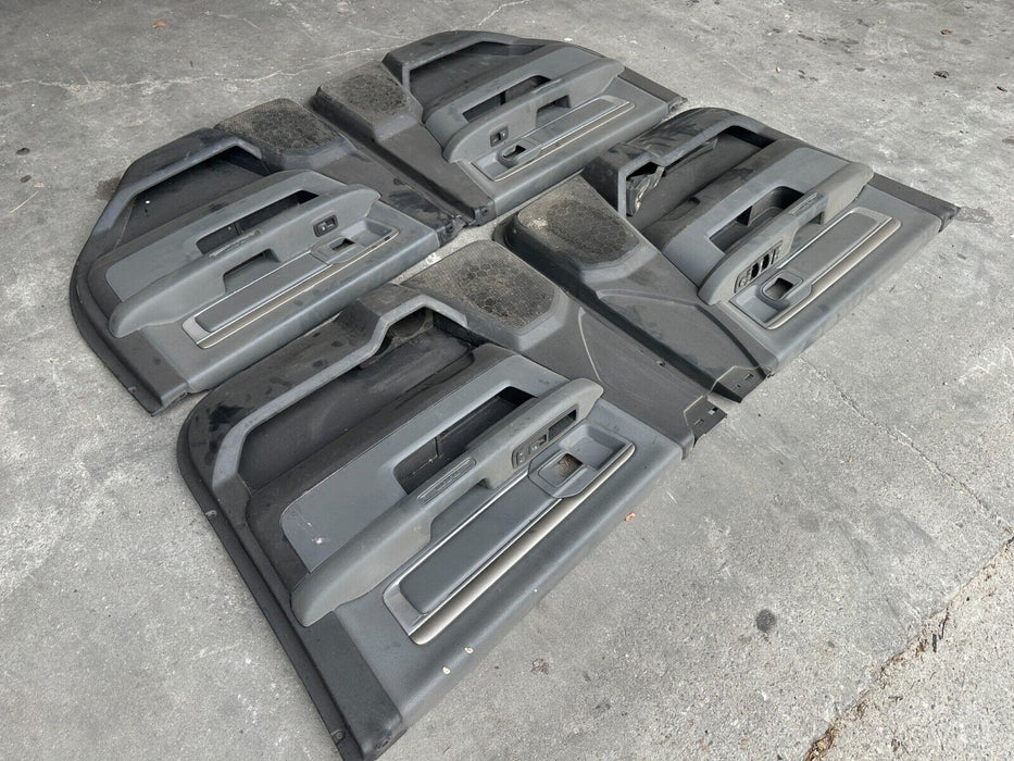 2017 RAM 2500 3500 SLT BIG HORN DOOR PANEL SET FRONT REAR OEM GENUINE