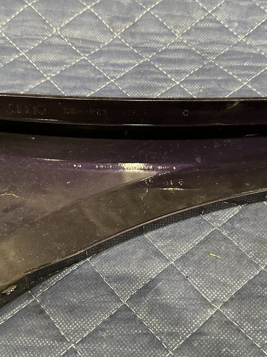 2014 AUDI R8 OEM RIGHT PASSENGER FENDER GARNISH PANEL TRIM W/ BRACKET & FOAM