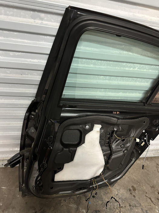 2011 BMW 550i F10 5 SERIES REAR RIGHT DOOR GRAPHITE METALLIC (A90)~MINOR SCUFFS~