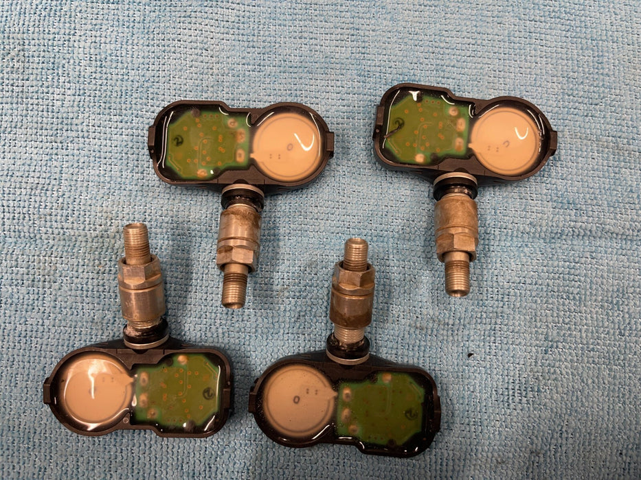 2015 NISSAN 370Z NISMO WHEEL RIM TPMS TIRE PRESSURE MONITOR SENSORS OEM SET (4)