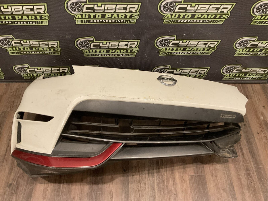 2013 NISSAN 370Z NISMO FRONT BUMPER COVER OEM *DAMAGED*.