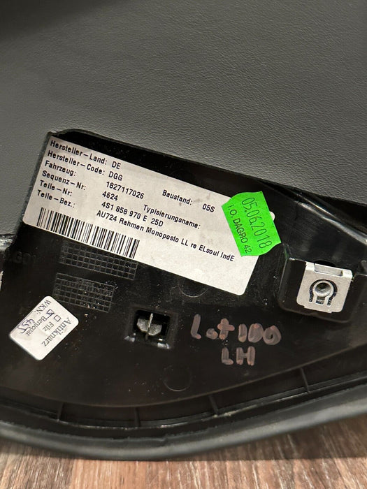 2017-18 AUDI R8 PLUS SPYDER DRIVER LEFT LEATHER COVERFRAME PANEL OEM 4S1 858 970