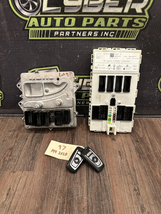 2020 BMW M4 F82 ECU ENGINE CONTROL UNIT BCM BODY CONTROL MODULE & 2 KEY FOBS OEM