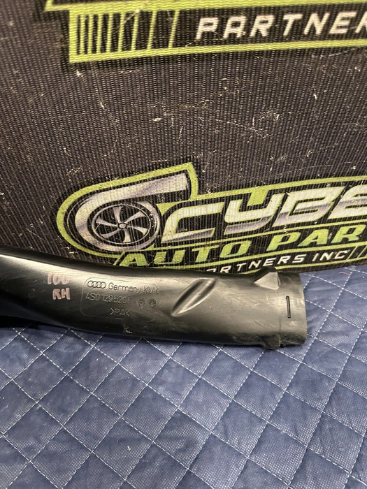 2018 AUDI R8 PASSENGER RIGHT AIR INTAKE DUCT TUBE OEM 4S0 129 520 F