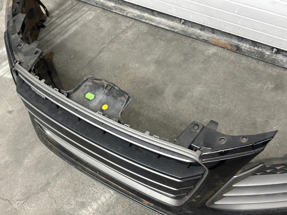 2014 2015 AUDI R8 PLUS FRONT BUMPER COMPLETE ASSEMBLY OEM GENUINE BLACK