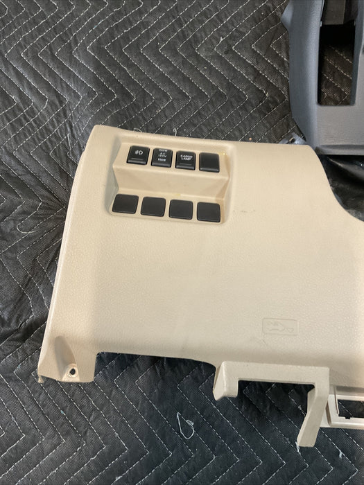 2016 NISSAN TITAN XD LOWER DASH KNEE PANEL TRIM W/ UNDER STEERING WHEEL TRIM