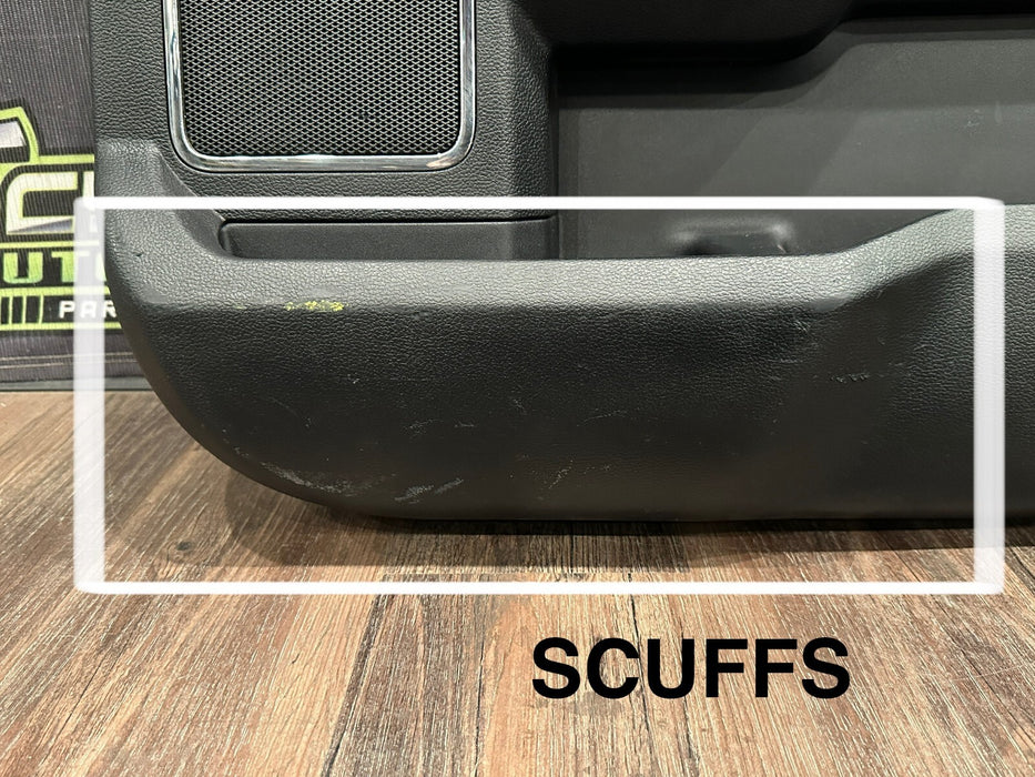 2017-2019 FORD 350 F450 PLATINUM REAR PASSENGER RIGHT DOOR PANEL OEM *WEAR 4-8*