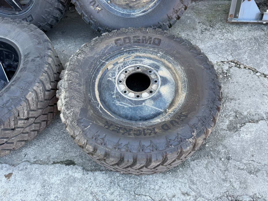 FORD F350 DRW DUALLY FUEL MAVERICK 20" WHEELS 37" MUDKICKER TIRES 8X200