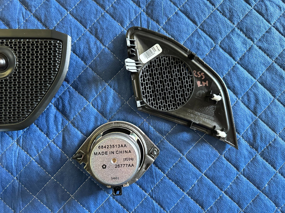 2022 RAM 1500 TRX FRONT REAR DOOR HEADLINER DASH ALPINE FULL SPEAKER SET OEM