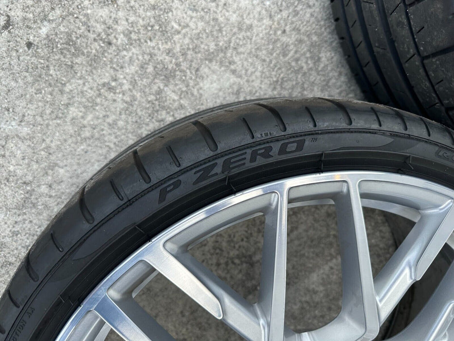 2017 2018 AUDI R8 OEM RIMS 20X11 20X8.5 WHEELS PIRELLI P ZERO TIRES 4S0601025S