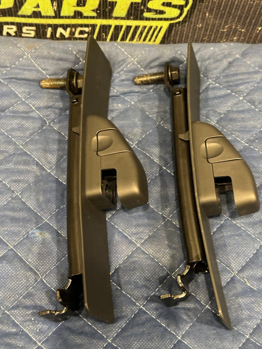 2020 FORD F250 F350 F450 PLATINUM B PILLAR SEATBELT ADJUSTER BRACKETS PAIR OEM