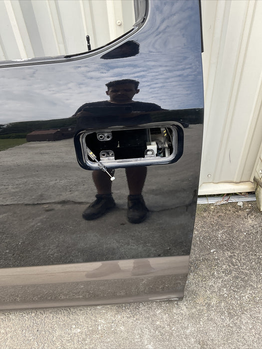 2017-2022 FORD F250 F350 F450 REAR DRIVER LEFT DOOR BLACK (G1,H5) OEM~DAMAGE~