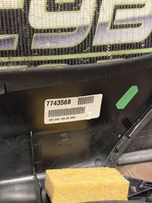 2014 PORSCHE 911 TURBO S 991 RIGHT ALCANTARA A PILLAR TRIM OEM 991.555.182 *WEAR