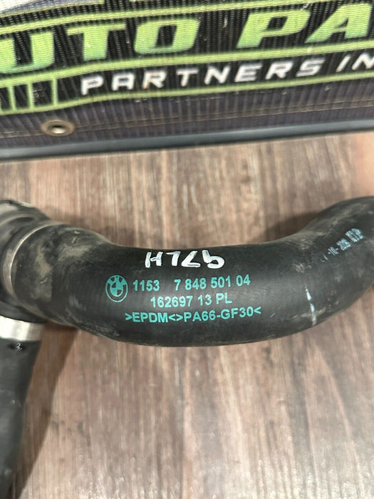 2020 BMW M4 F82 UPPER LEFT RADIATOR COOLANT HOSE OEM 11-53-7-848-501