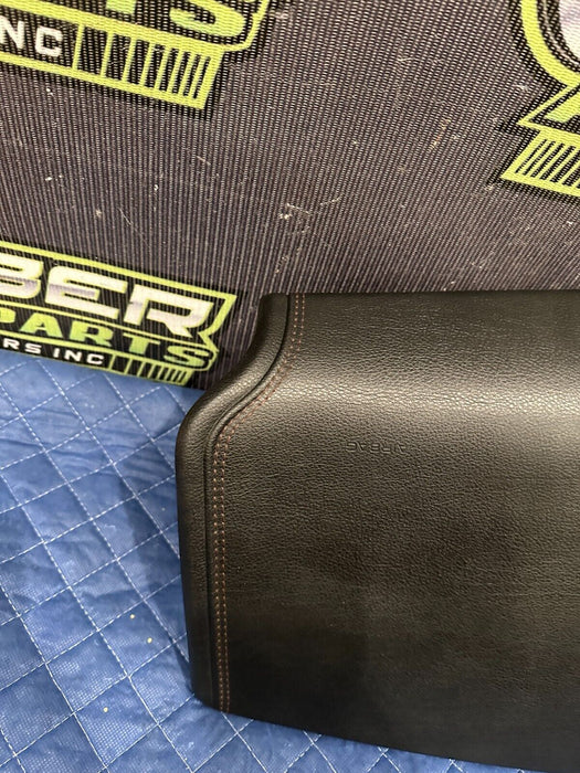 2018-2019 FORD F350 F450 PLATINUM DASH RIGHT TOPPER PAD W BAG OEM (BROWN STITCH)