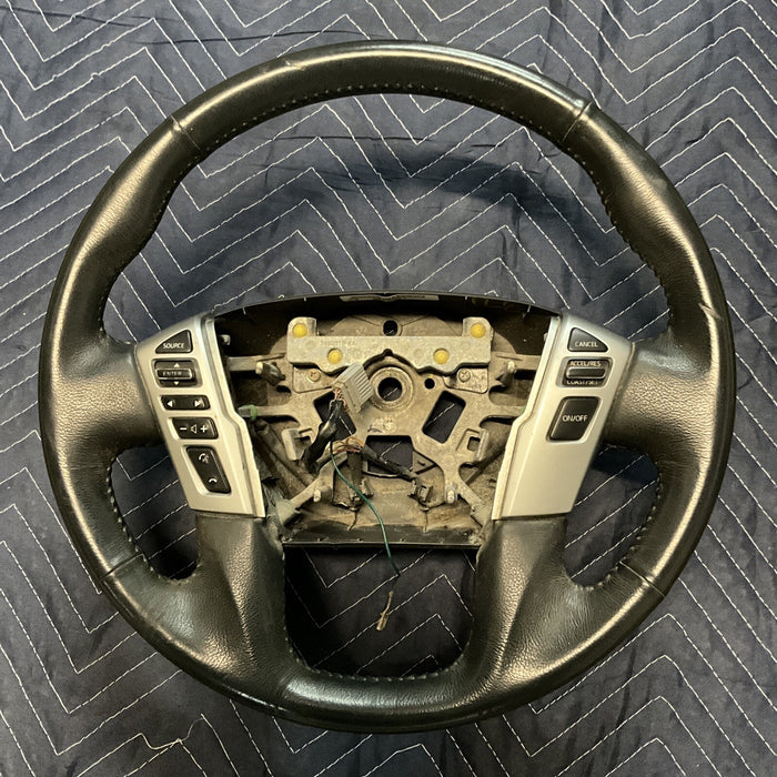 2017 NISSAN TITAN STEERING WHEEL OEM 48430 EZ52A