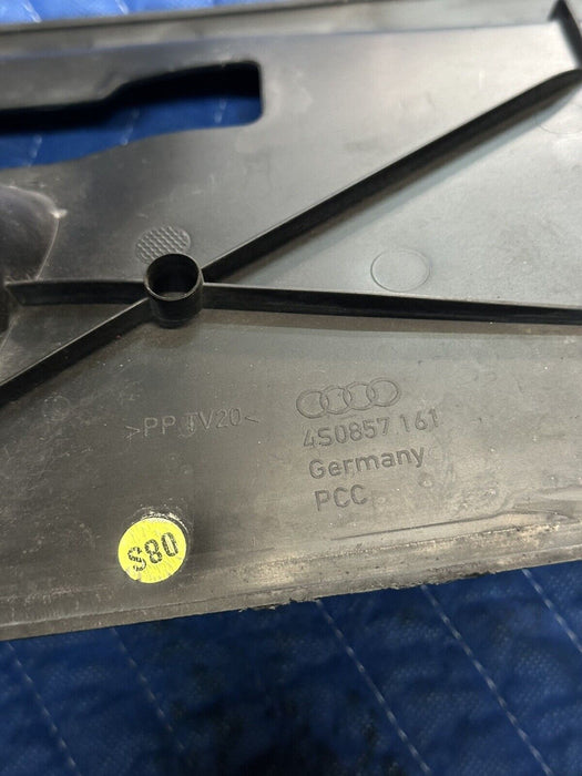 2017 AUDI R8 V10 FRONT TRUNK FRUNK LATCH LOCK COVER TRIM PANEL 4S0 857 161