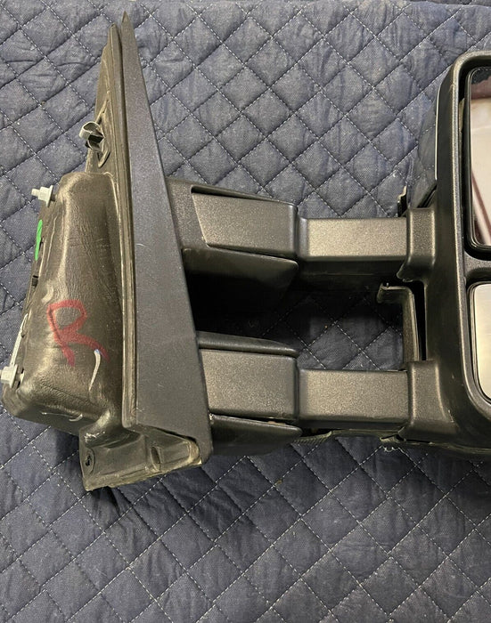 2017-2019 FORD F250 F350 F450 PASSENGER RIGHT SIDE TOWING MIRROR OEM *DAMAGED*