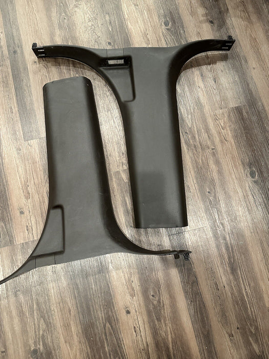 2017 2019 FORD F250 F350 LIMITED RIGHT LEFT LOWER B PILLAR TRIM OEM ~SCRATCHES~