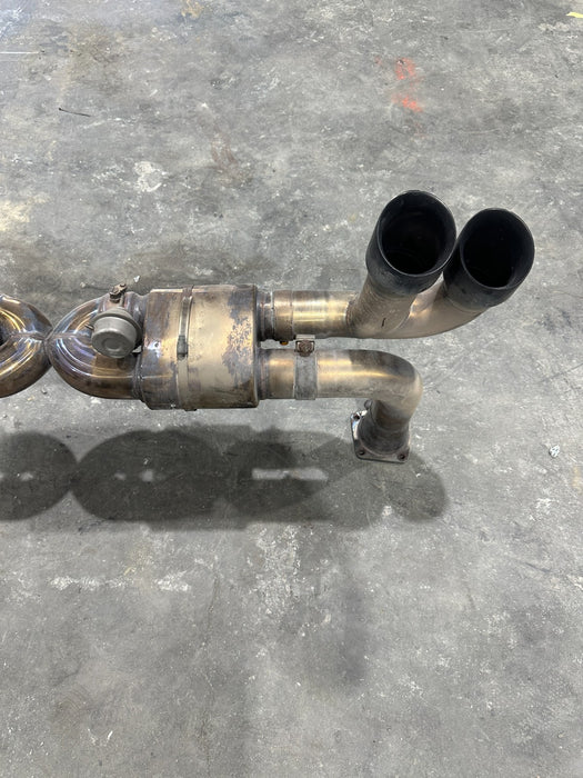 2014 PORSCHE 911 TURBO S 991 Fi Exhaust SYSTEM TITANIUM VALVED