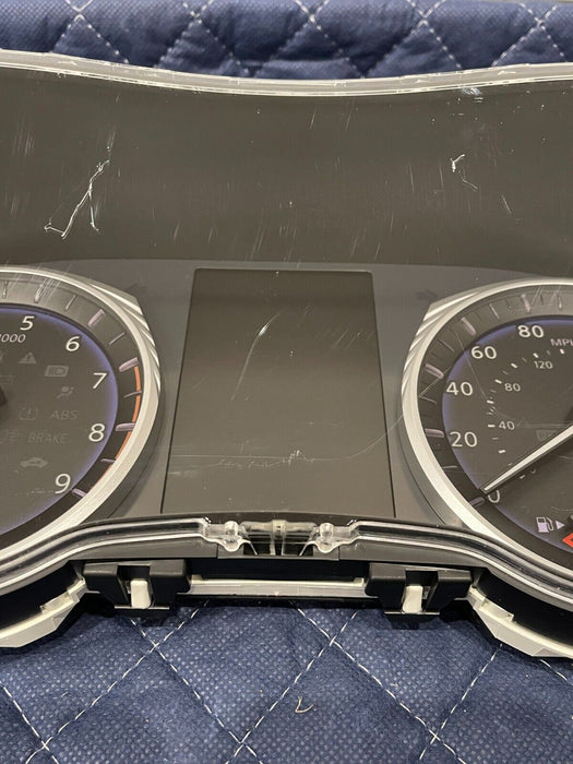 2017 INFINITI Q50 RED SPORT SPEEDOMETER GAUGE CLUSTER OEM OEM *MINOR SCUFFS*