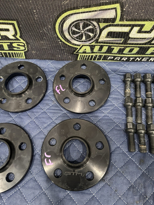 2017 AUDI R8 STM 11mm WHEEL SPACERS SET (4) W/ LUG NUTS (18) ~READ~
