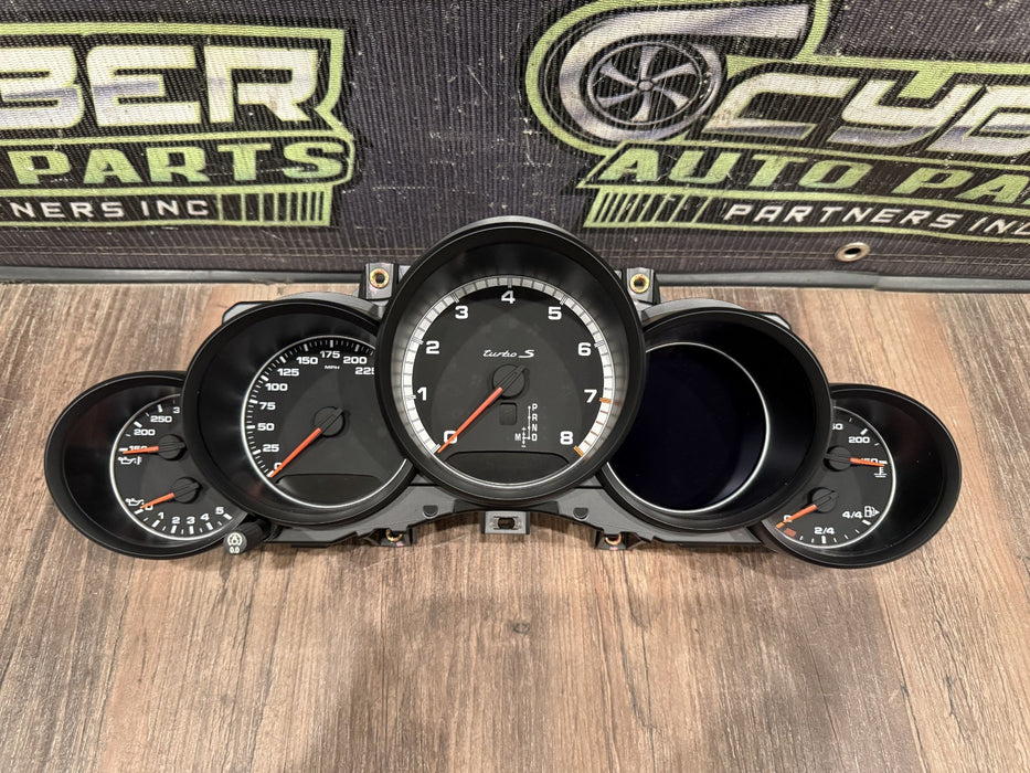 2014 PORSCHE 911 TURBO S 991 INSTRUMENT CLUSTER SPEEDOMETER OEM