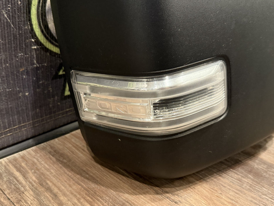 2017-22 FORD F250 F350 F450 PASSENGER RIGHT TOW MIRROR W CAMERA & BLIND SPOT OEM