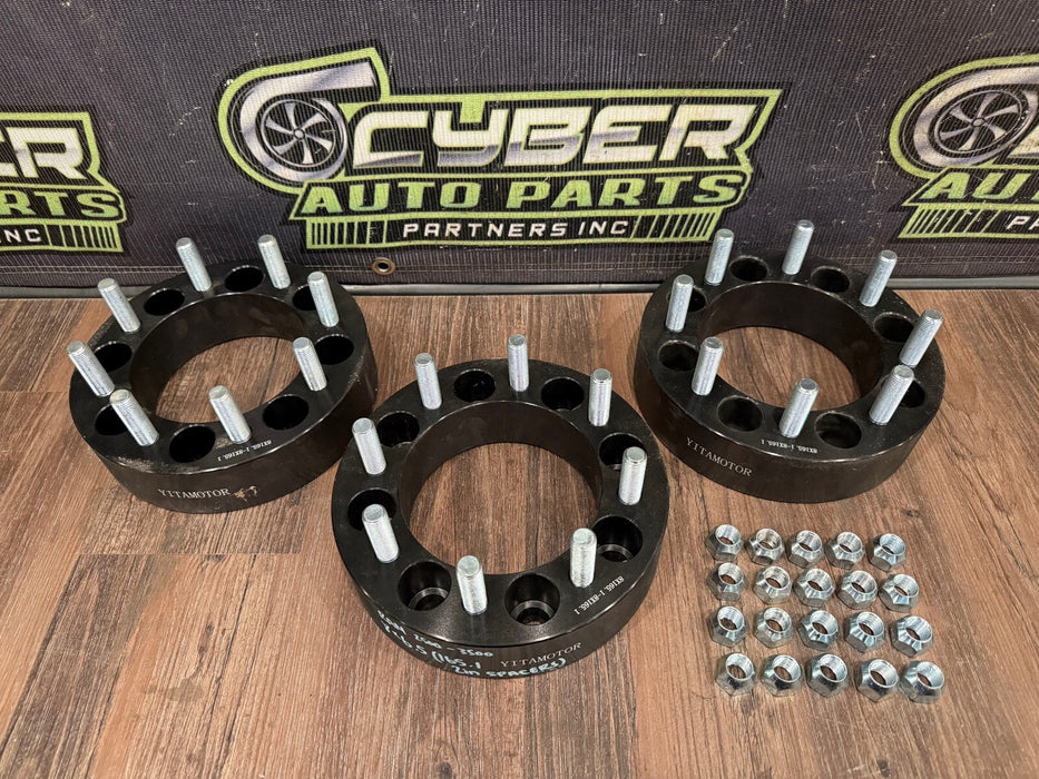 DODGE RAM 2500 3500 WHEEL SPACERS (3) 8X6.5 165.1 2'' INCH