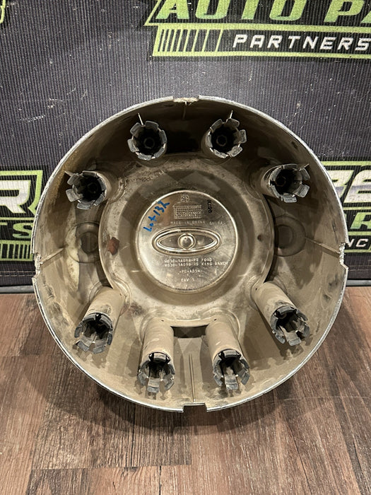 2017-2019 FORD F250 F350 F450 LEFT RIGHT CHROME WHEEL CENTER CAPS OEM *WEAR/READ
