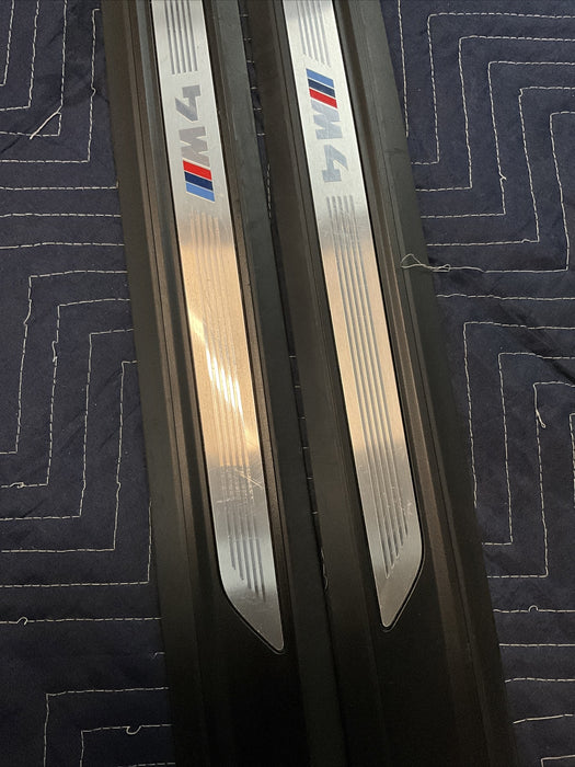 2017 BMW M4 KICKPLATES SET OEM GENUINE