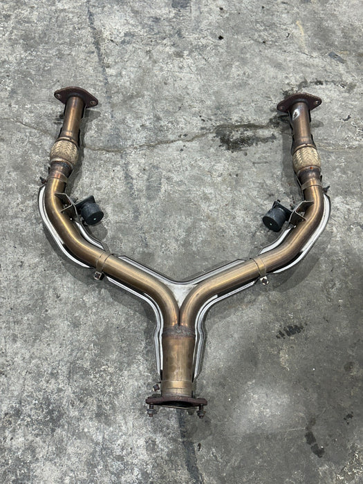 2013 NISSAN 370Z FRONT Y PIP EXHAUST OEM