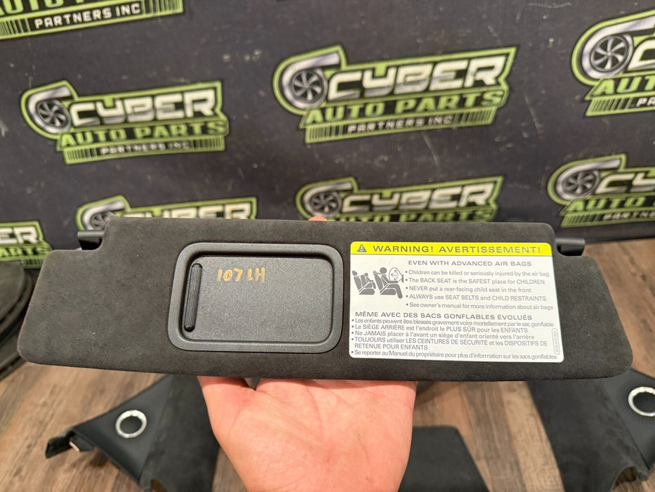 2014 AUDI R8 PLUS ALCANTARA INTERIOR A PILLAR TRIMS SUN VISORS OEM GENUINE