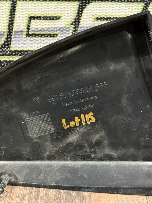 2014 PORSCHE 911 TURBO S 991 REAR ENGINE COVER TRIM OEM 99150456601